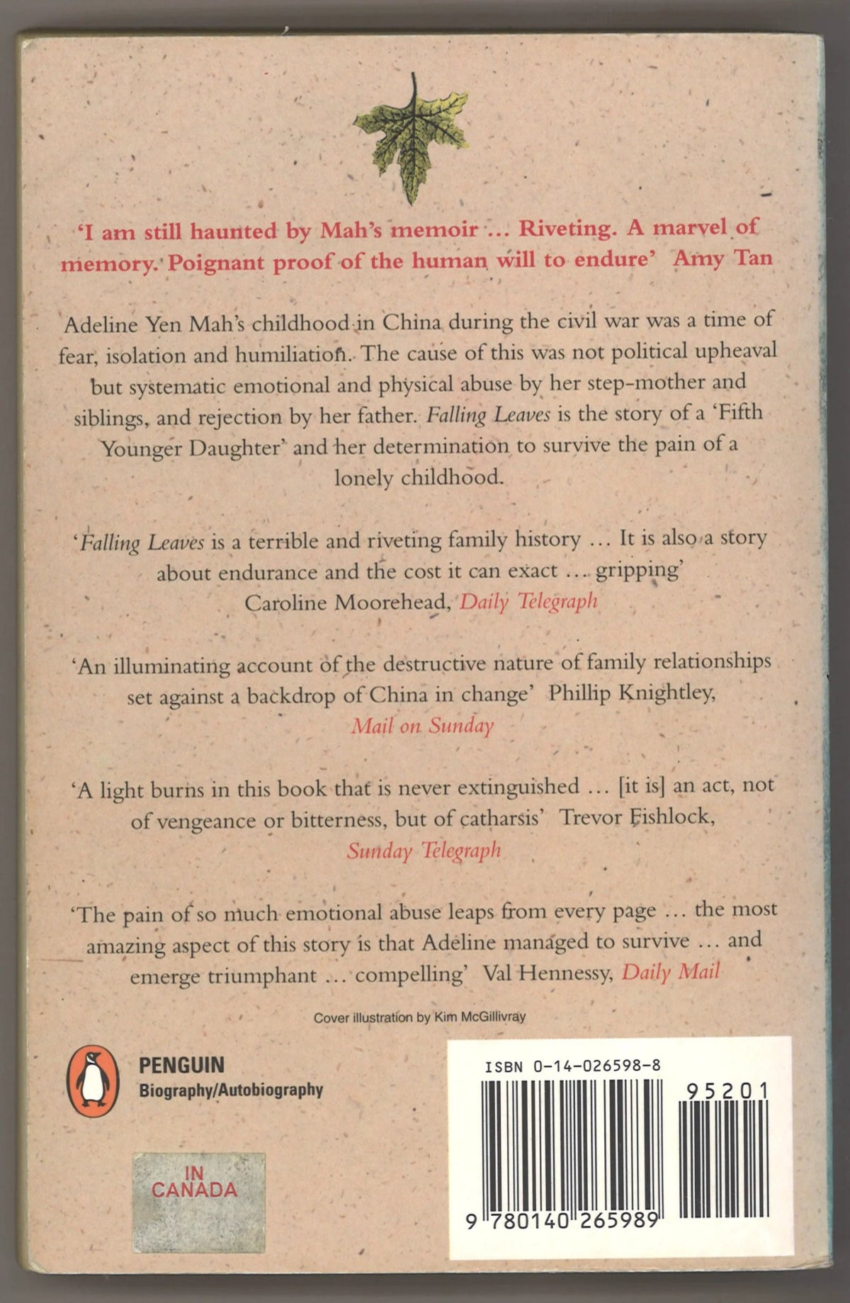 Falling Leaves: The True Story of an Unwanted Chinese Daughter - The Bookstore