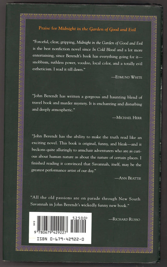 Midnight in the Garden of Good and Evil - The Bookstore