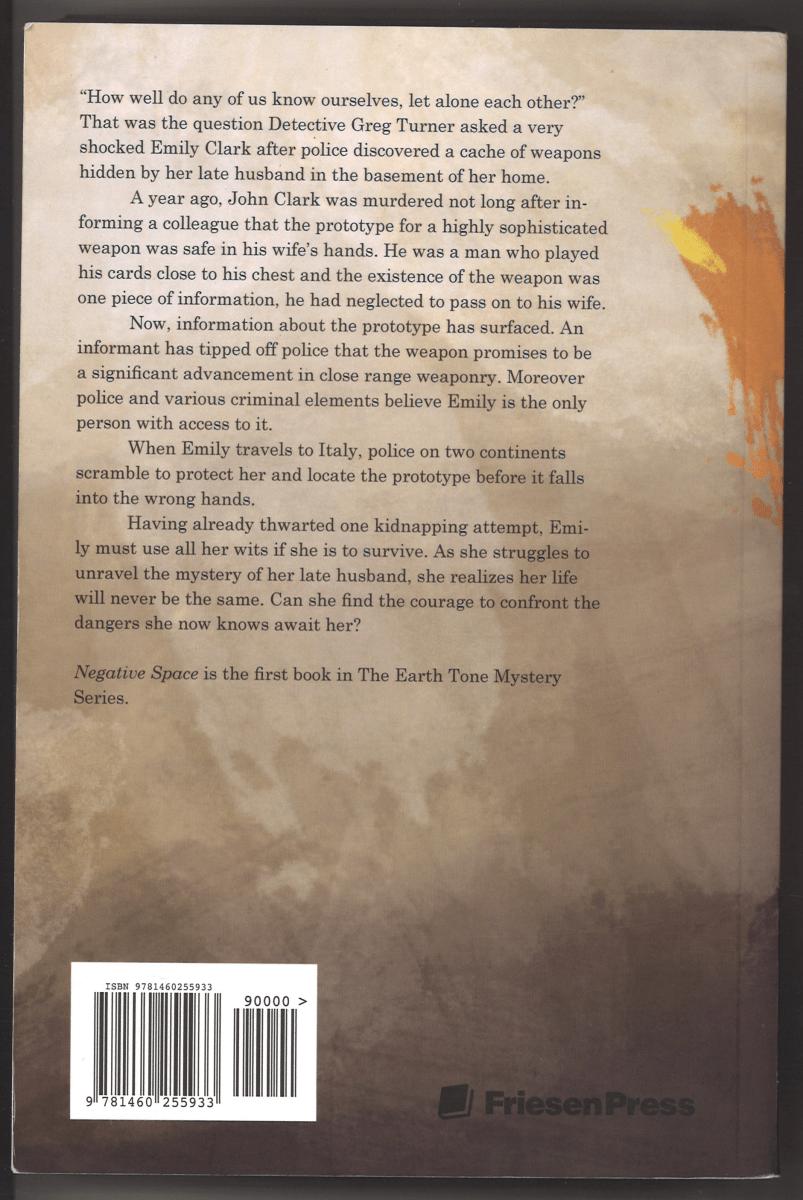 Negative Space: The Earth Tone Mysteries (Signed Copy) - The Bookstore