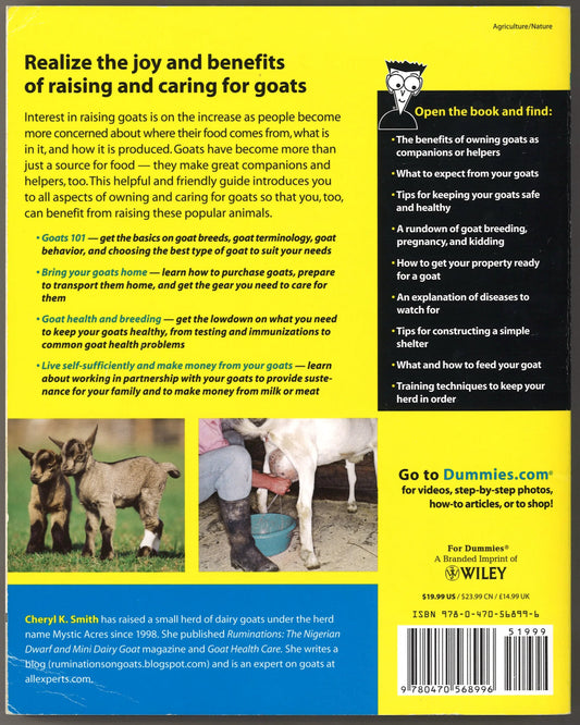 Raising Goats For Dummies - The Bookstore