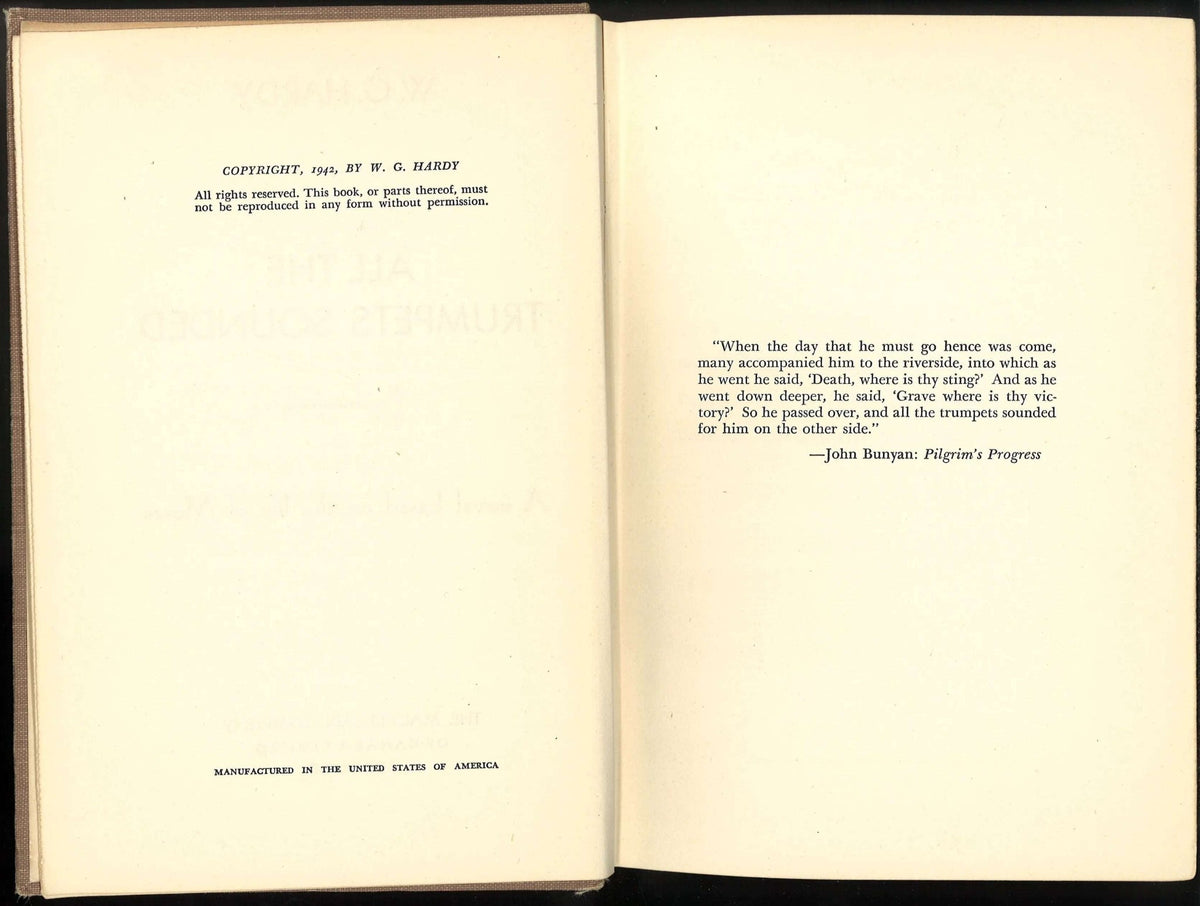 All The Trumpets Sounded by W. G. Hardy My Store