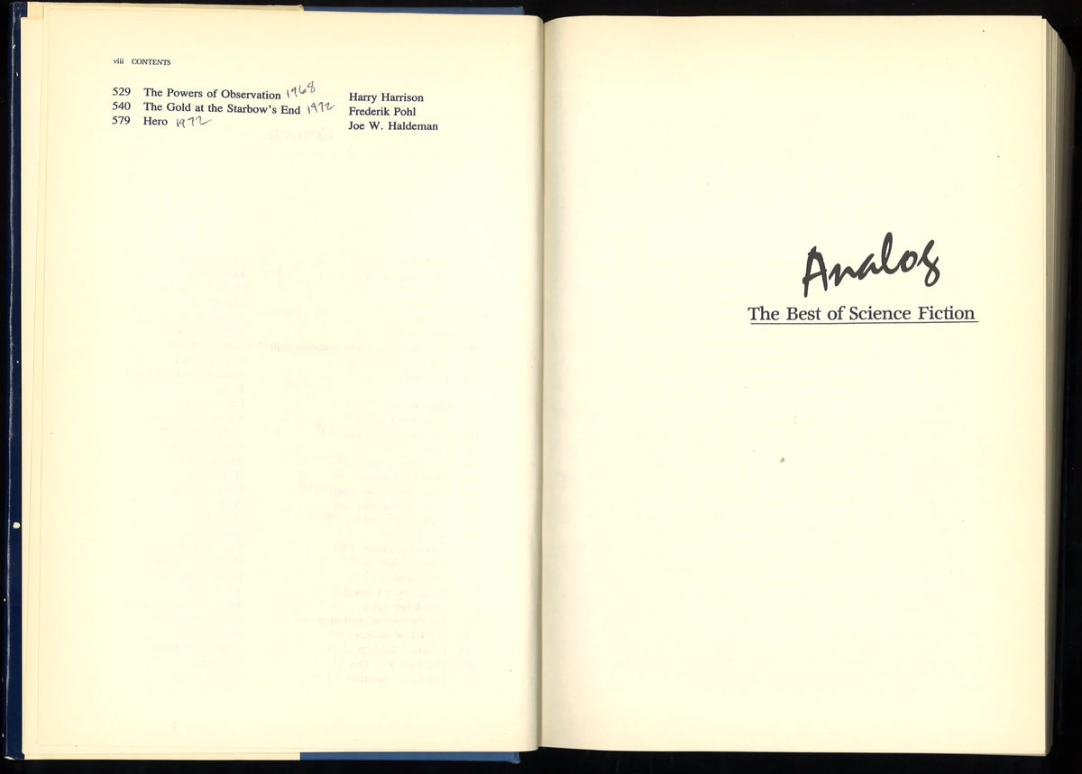 Analog: The Best of Science Fiction - The Bookstore