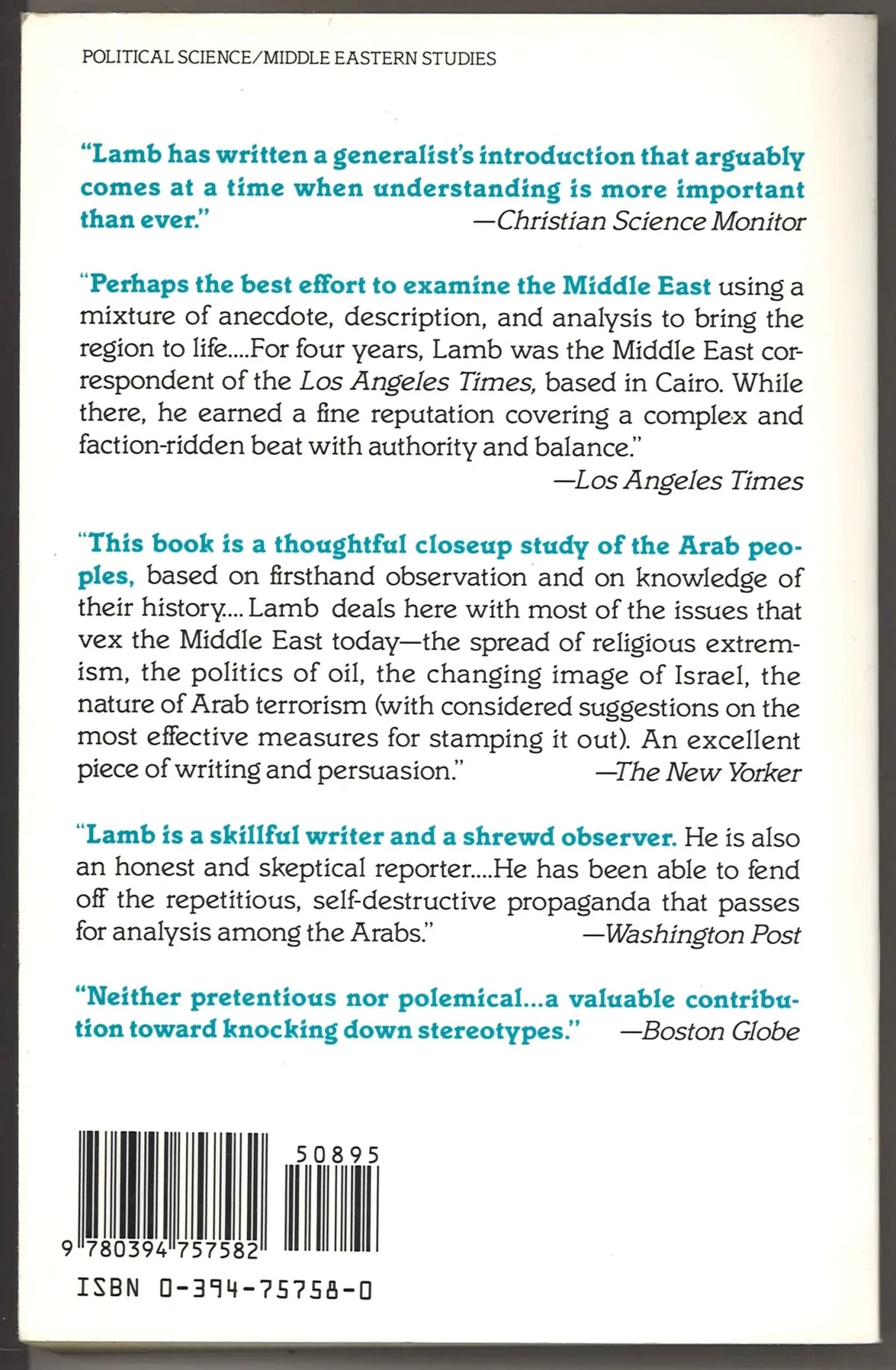Arabs: Journeys Beyond the Mirage - The Bookstore