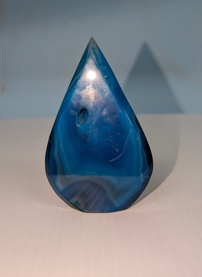 Blue Agate Water Drop - The Bookstore