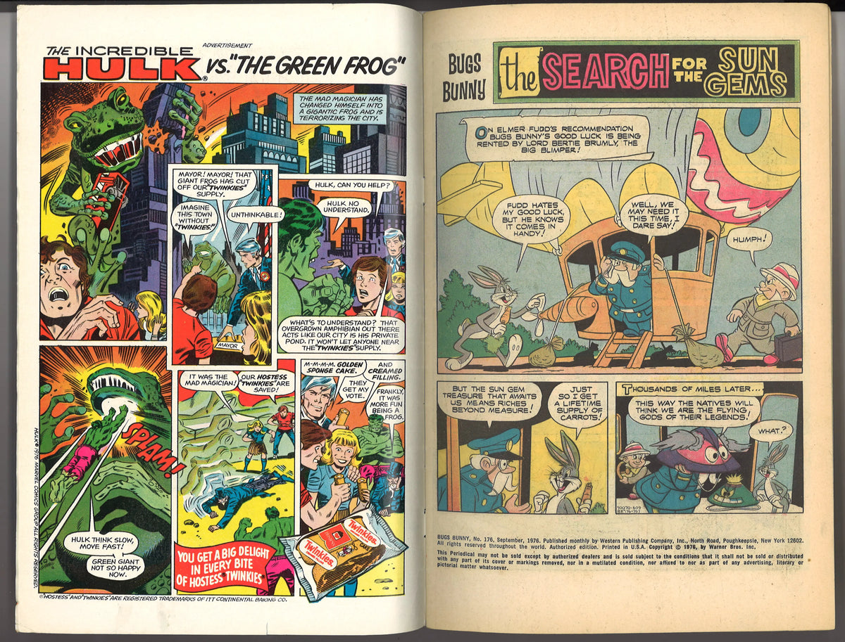 Bugs Bunny #176 – Gold Key Comics, September 1976
