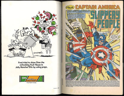 Captain America 343 – Newsstand Edition, July 1988 - The Bookstore