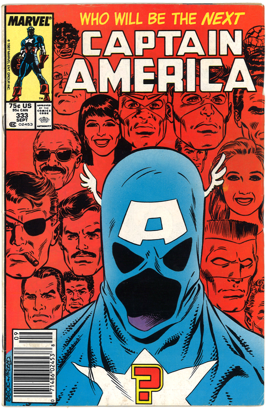 Captain America #333 – Newsstand Edition, September 1987