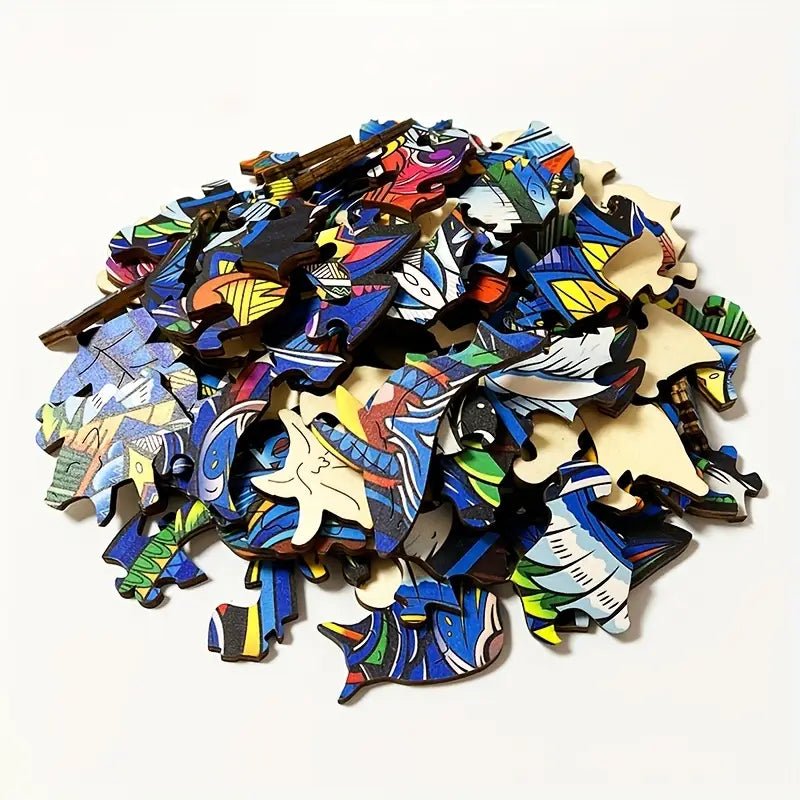 Castle on Book Wooden Puzzle Yichen Toy