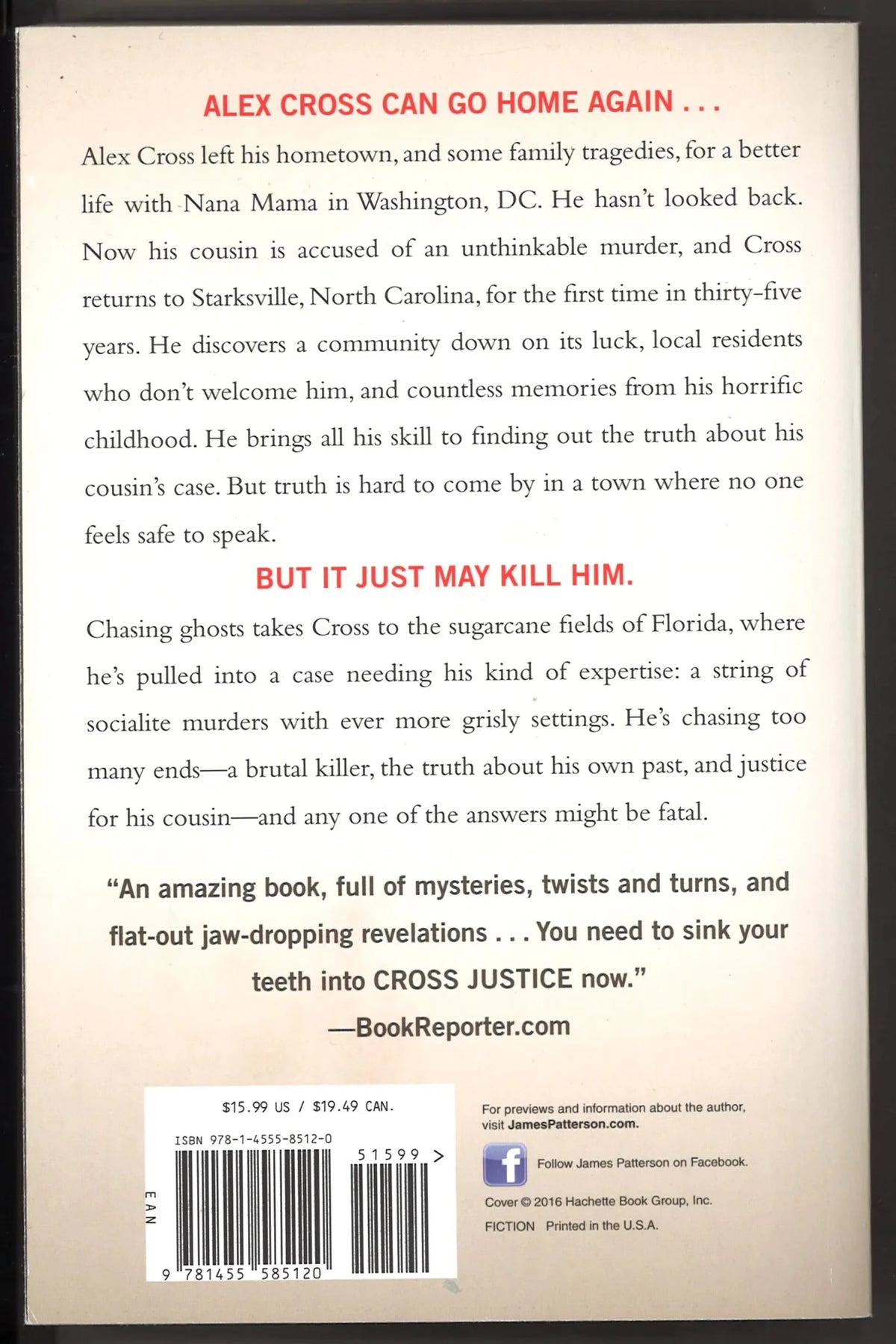 Cross Justice (Alex Cross, 21) - The Bookstore