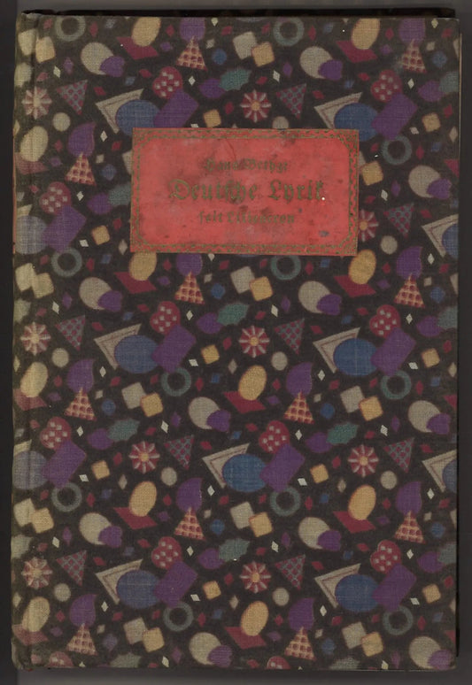 Deutsche Lyrik seit Liliencron - 1921 Edition (German) - The Bookstore