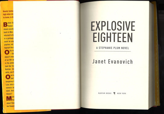 Explosive Eighteen: A Stephanie Plum Novel - The Bookstore