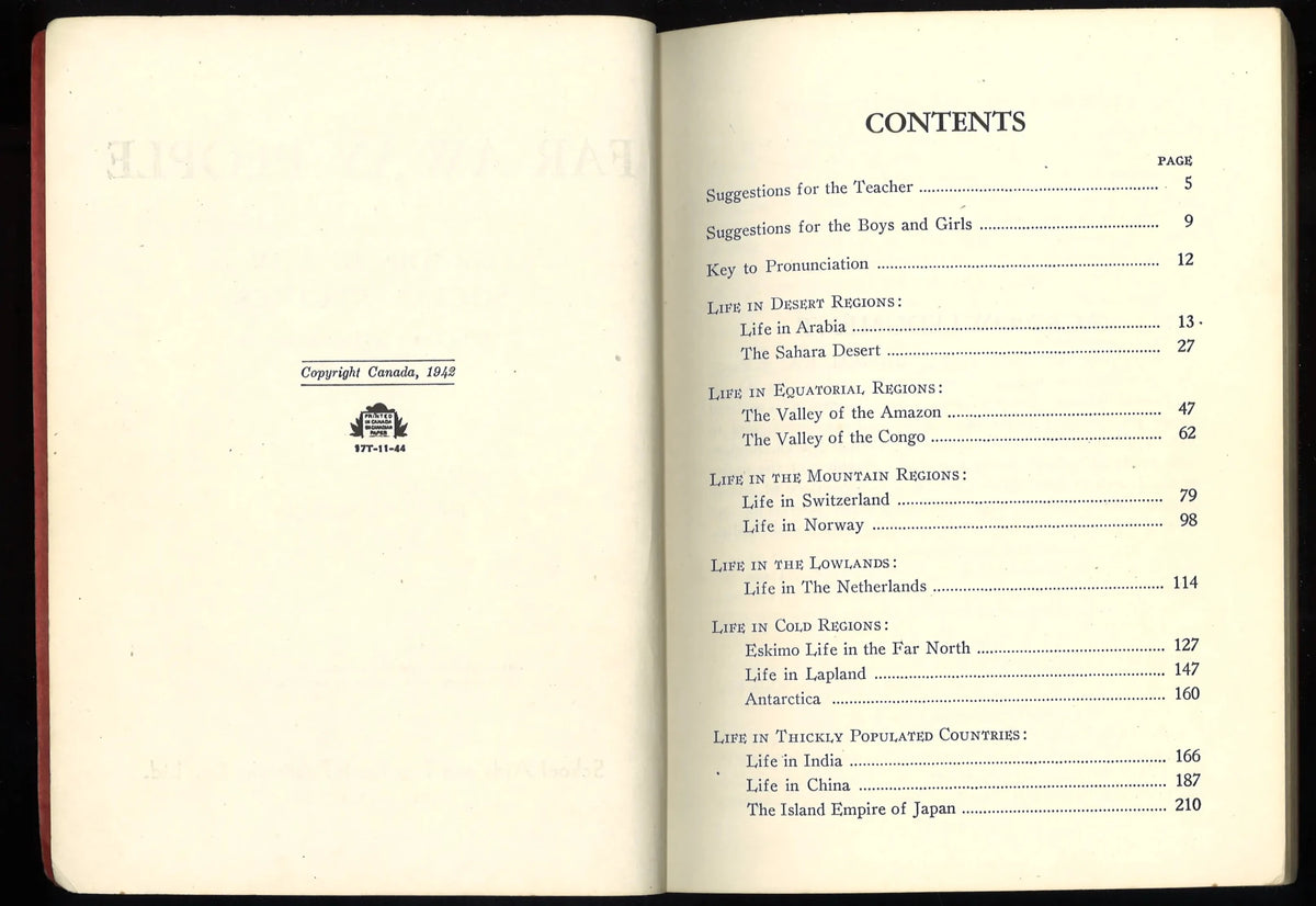 Far Away People: Grades III & IV Social Studies (1942) - The Bookstore