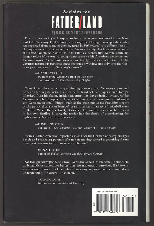 Father/Land: A Personal Search for the New Germany - The Bookstore