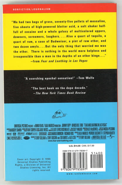 Fear and Loathing in Las Vegas: A Savage Journey to the Heart of the American Dream - The Bookstore