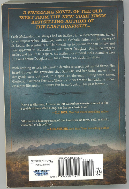 Glorious: A Novel of The American West - The Bookstore