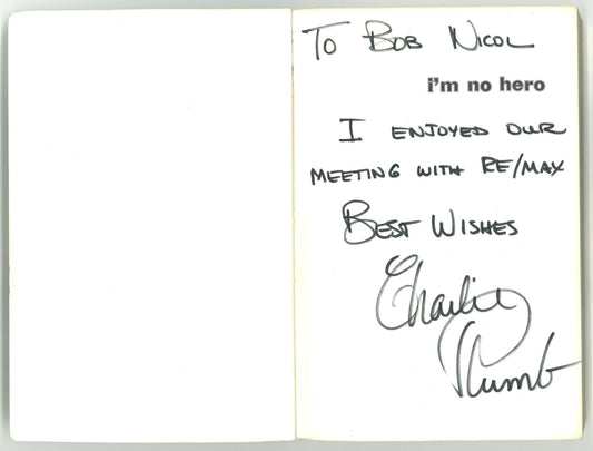 I'm No Hero: A POW Story (Signed) Charlie Plumb, Glen DeWerff