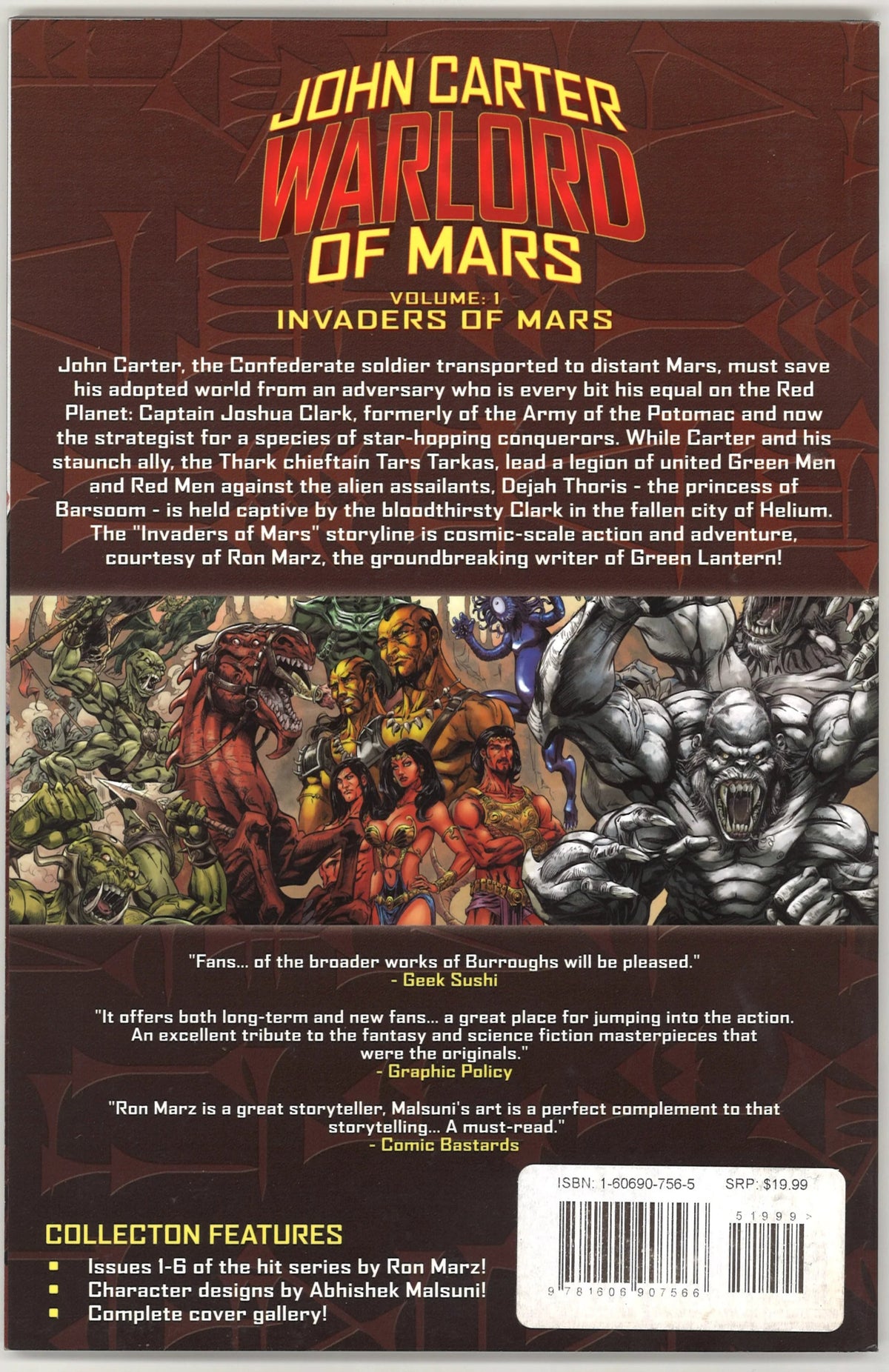 John Carter: Warlord of Mars Volume 1 - Invaders of Mars - The Bookstore
