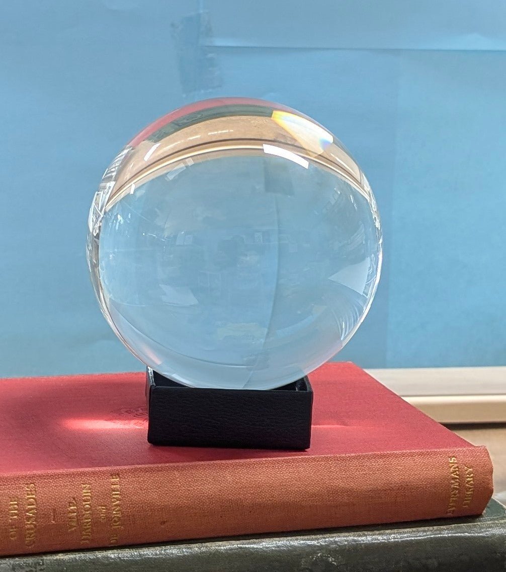 Large Magical Glass Sphere - The Bookstore