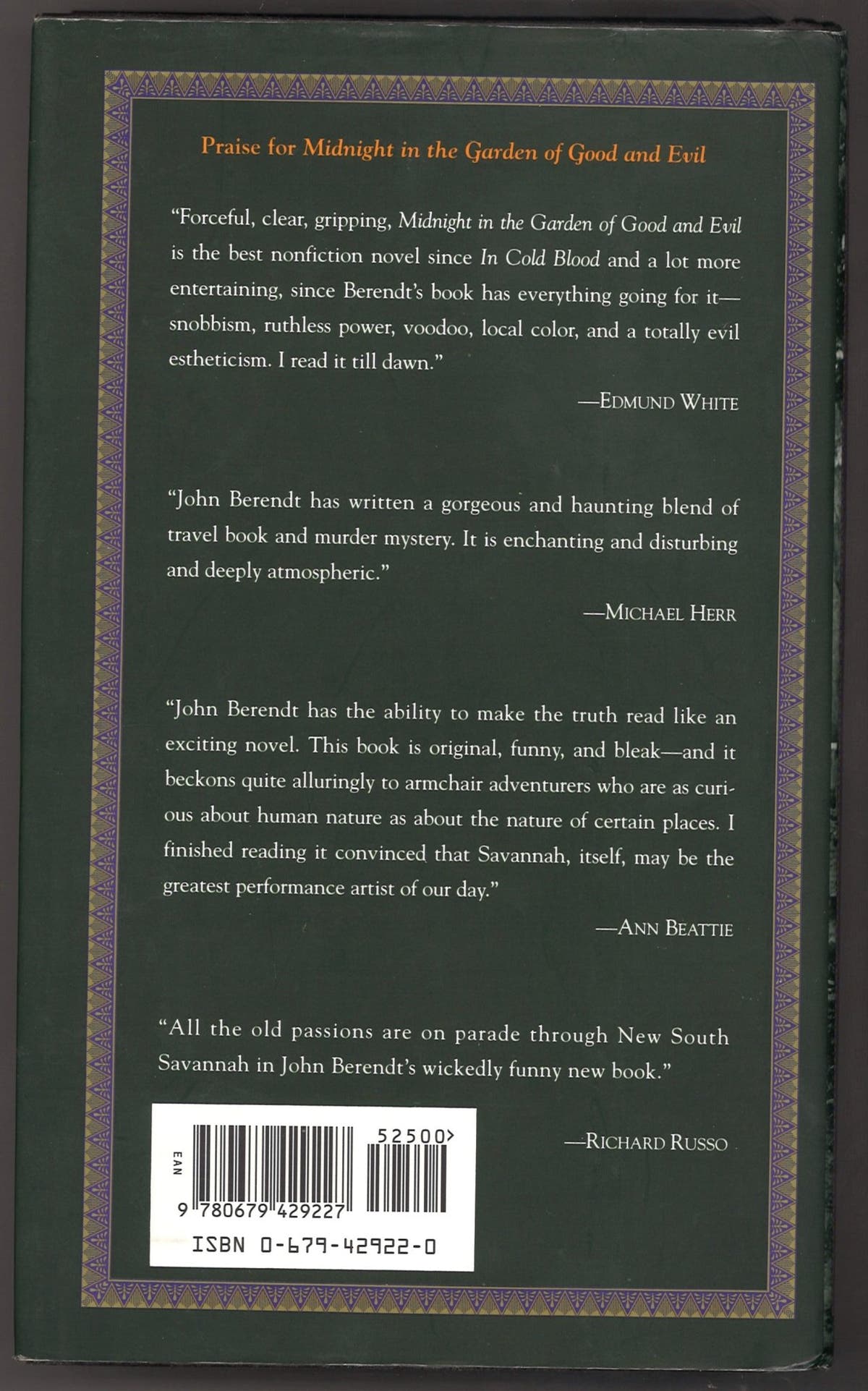 Midnight in the Garden of Good and Evil - The Bookstore