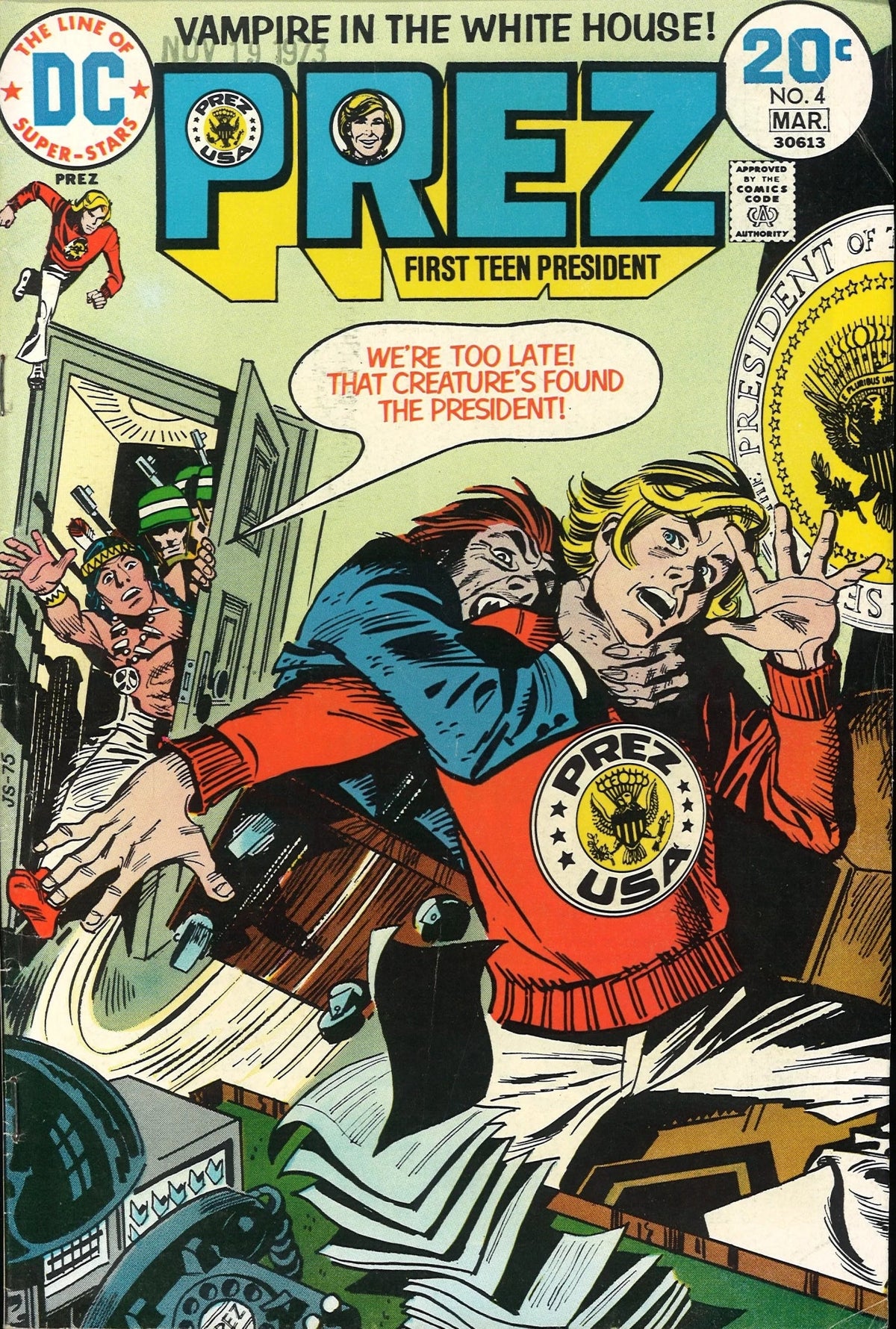 PREZ: First Teen President  No. 4 My Store