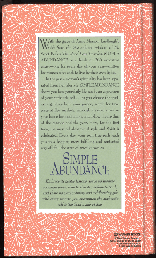 Simple Abundance: A Daybook of Comfort of Joy - The Bookstore