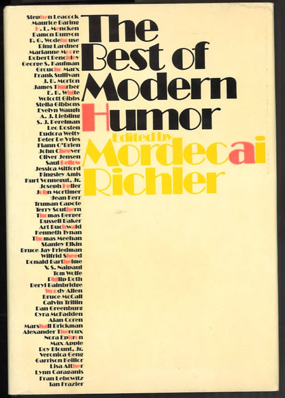 The Best of Modern Humor edited by Mordecai Richler – First American Edition, 1983 - The Bookstore