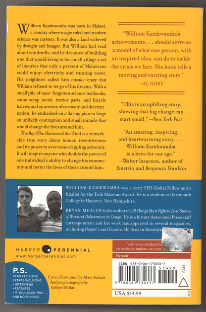 The Boy Who Harnessed the Wind: Creating Currents of Electricity and Hope - The Bookstore