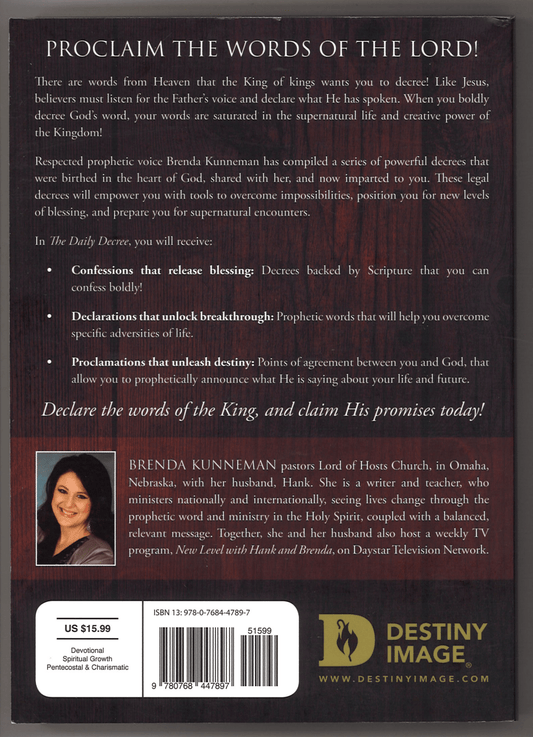 The Daily Decree: Bringing Your Day Into Alignment with God's Prophetic Destiny - The Bookstore