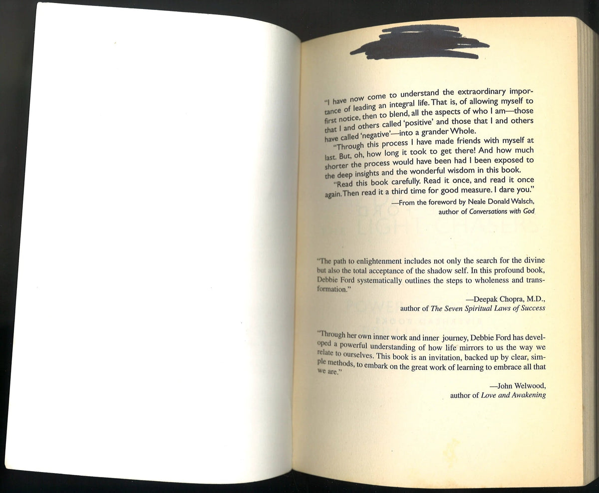 The Dark Side of the Light Chasers: Reclaiming Your Power, Creativity, Brilliance, and Dreams Debbie Ford