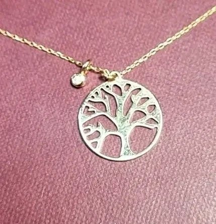 Tree of Life Gold & Diamond Necklace My Store