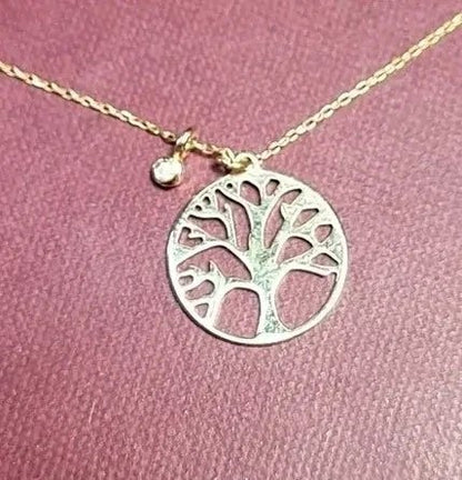 Tree of Life Gold & Diamond Necklace My Store