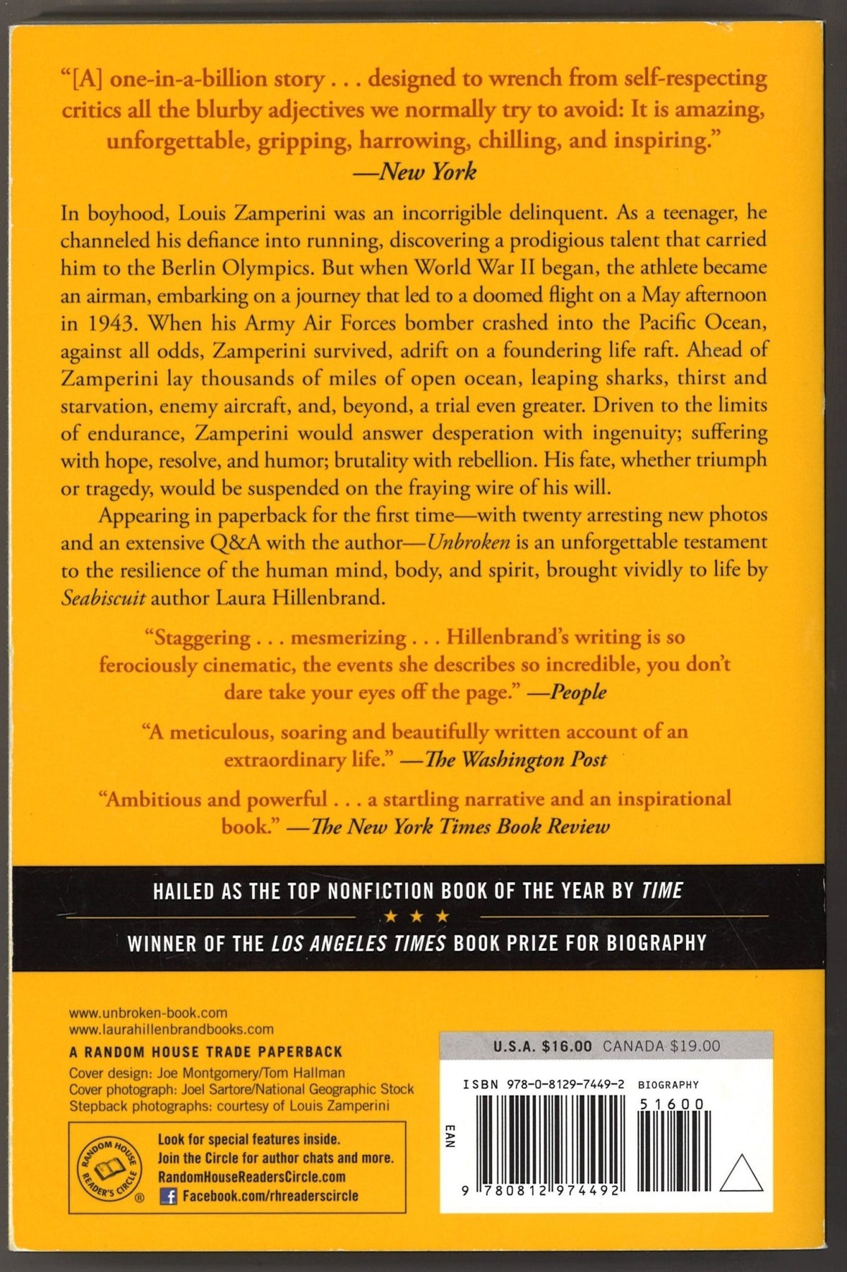 Unbroken: A World War II Story of Survival, Resilience, and Redemption - The Bookstore