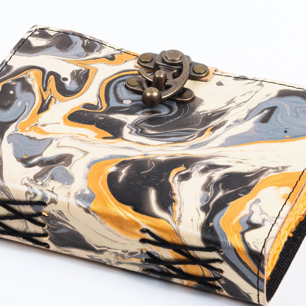 Vintage Leather Journal Marble Print R K Handicrafts and Exporters