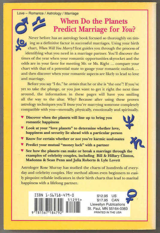 When Will You Marry?: Your Romantic Destiney Through Astrology - The Bookstore